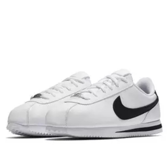 Nike Shoes - Nike Cortez Black and White leather. Men's 8; Women's 9.5. EUC